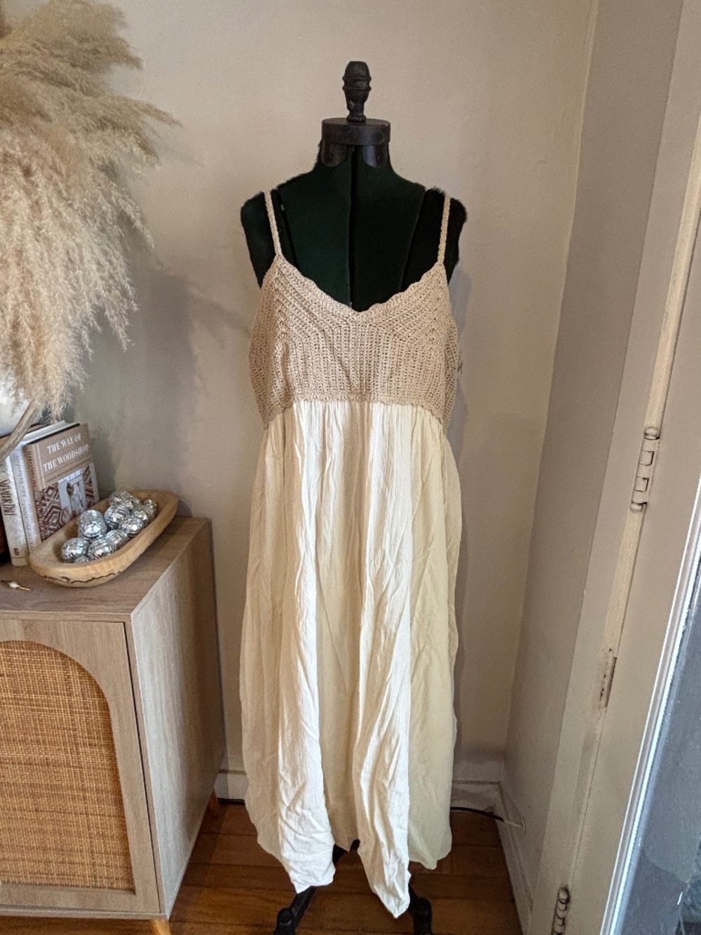 Zara crocheted top dress